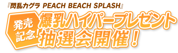 抽選会｜スペシャル｜閃乱カグラ PEACH BEACH SPLASH 公式サイト