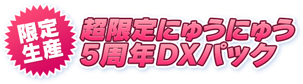 限定生産　PlayStation®4  超限定版　超限定にゅうにゅう5周年DXパック